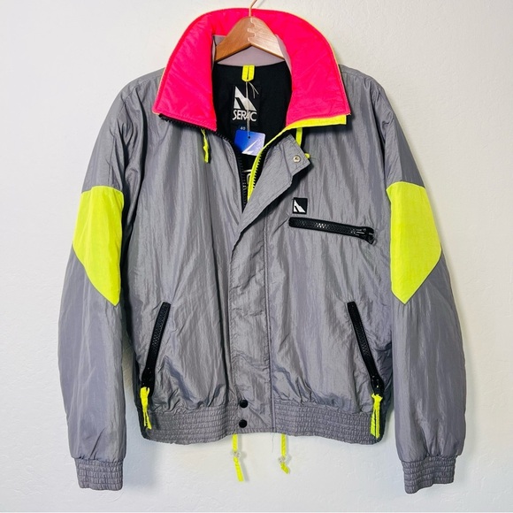 1980s Serac Ski Winter Retro Snow Bunny Jacket 40 - Picture 1 of 9